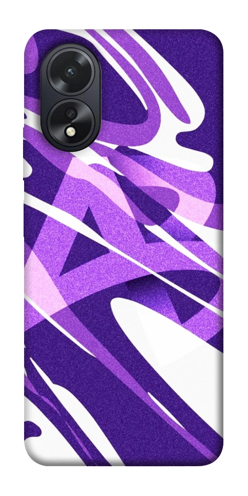 Чехол Purple Abstract для Oppo A38
