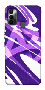 Чехол Purple Abstract для TECNO Spark 7