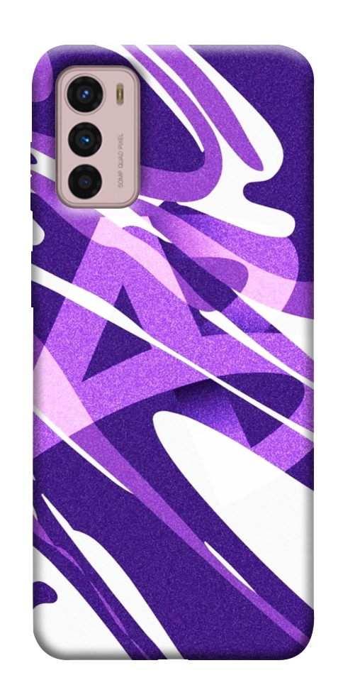 Чехол Purple Abstract для Motorola Moto G42