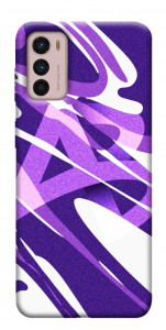 Чехол Purple Abstract для Motorola Moto G42