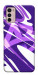 Чехол Purple Abstract для Motorola Moto G42