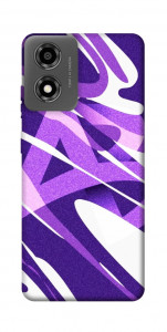 Чехол Purple Abstract для Motorola Moto E14