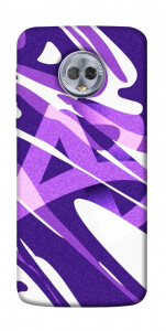 Чехол Purple Abstract для Motorola Moto G6 Plus