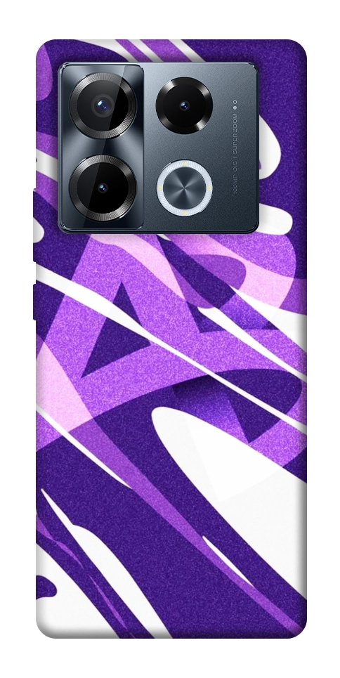 Чехол Purple Abstract для Infinix Note 40 Pro 4G