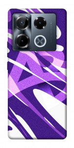 Чехол Purple Abstract для Infinix Note 40 Pro 4G