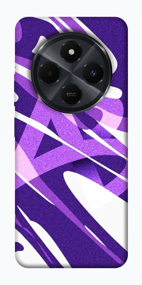 Чехол Purple Abstract для Xiaomi Redmi 14C