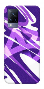 Чехол Purple Abstract для Vivo V21