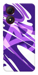 Чехол Purple Abstract для ZTE Blade A34 4G