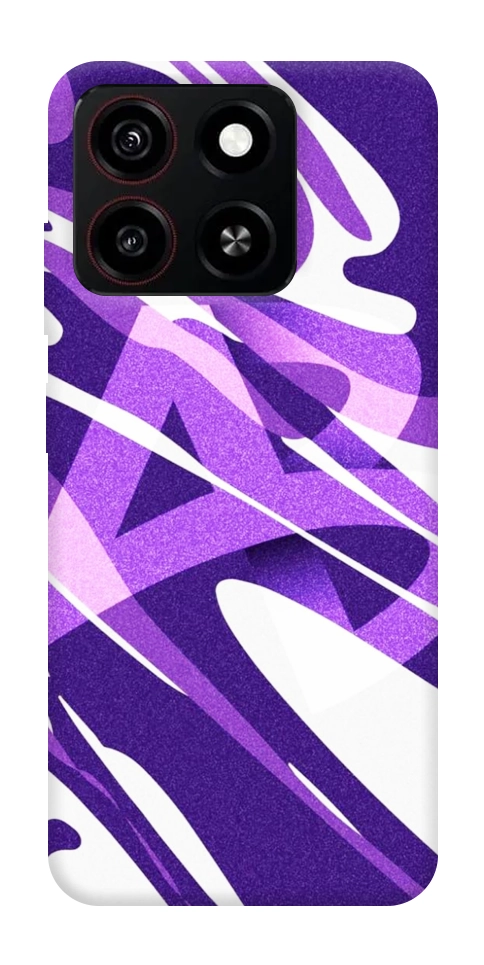 Чехол Purple Abstract для ZTE Blade A35 4G