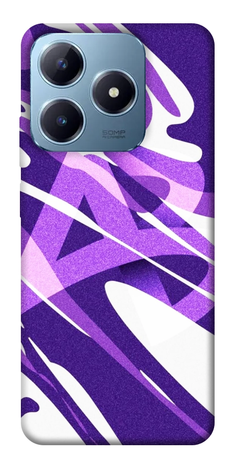 Чехол Purple Abstract для Realme C63 4G