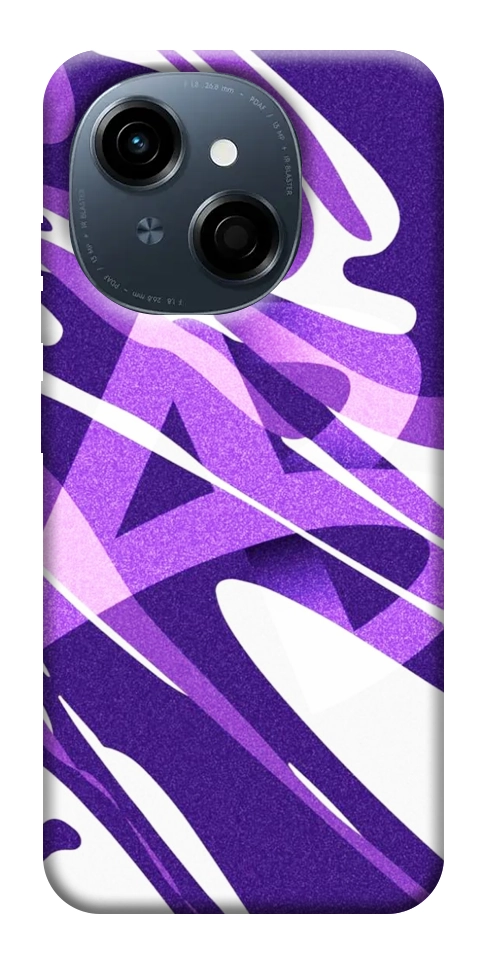 Чехол Purple Abstract для TECNO Spark Go 1 (KL4)