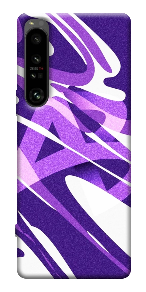 Чохол Purple Abstract для Sony Xperia 1 IV