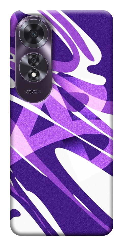Чохол Purple Abstract для Oppo A60 4G