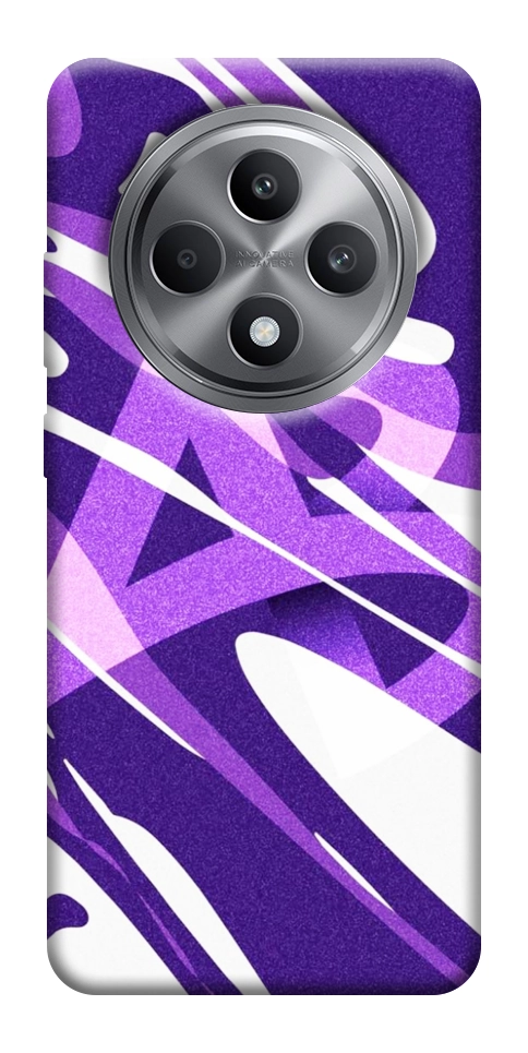 Чехол Purple Abstract для Oppo Reno 12 F 4G