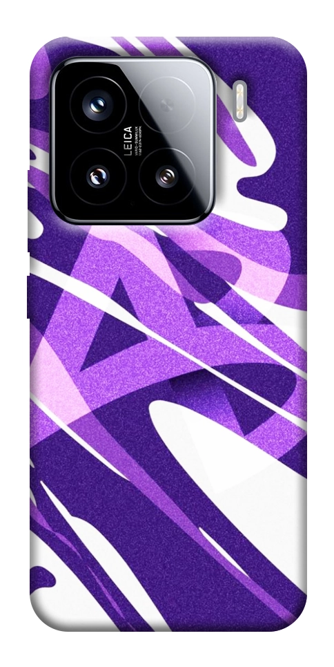 Чехол Purple Abstract для Xiaomi 15