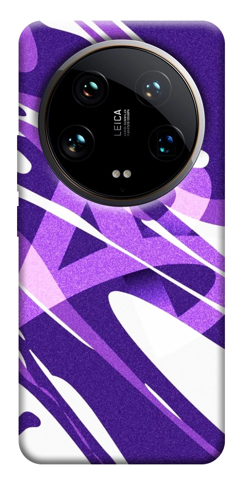 Чехол Purple Abstract для Xiaomi 14 Ultra