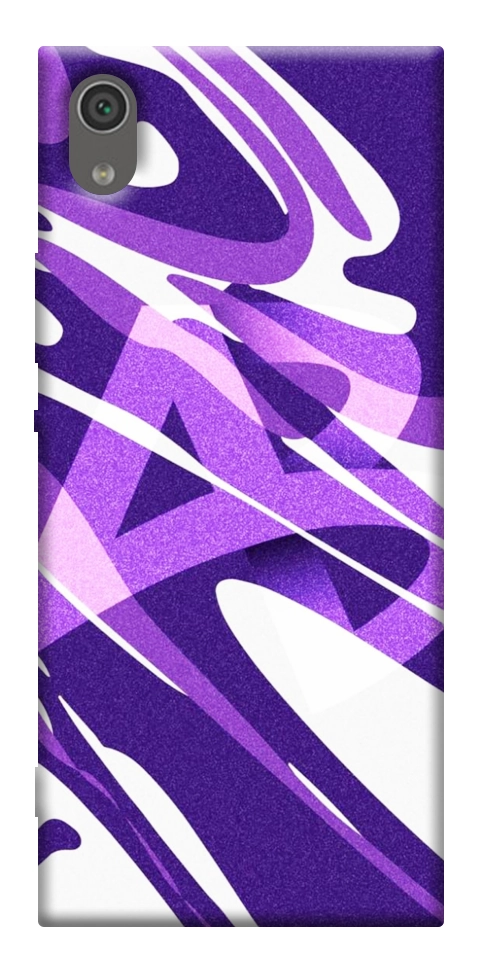 Чехол Purple Abstract для Sony Xperia XA1