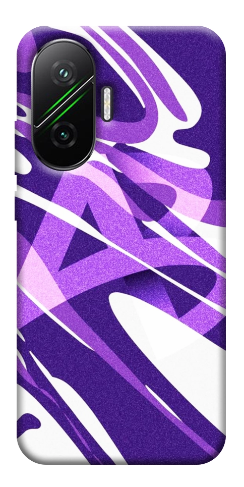 Чохол Purple Abstract для Xiaomi Poco F7