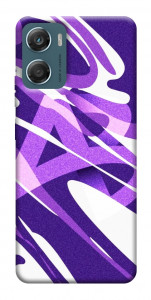 Чехол Purple Abstract для Motorola Moto G06