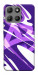 Чехол Purple Abstract для Motorola Moto G15 Power