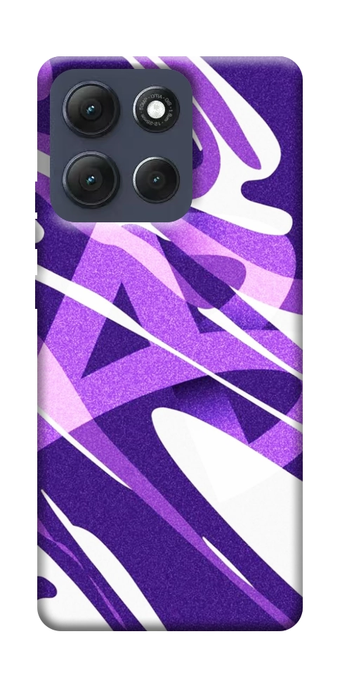 Чехол Purple Abstract для Motorola Moto G86 Power