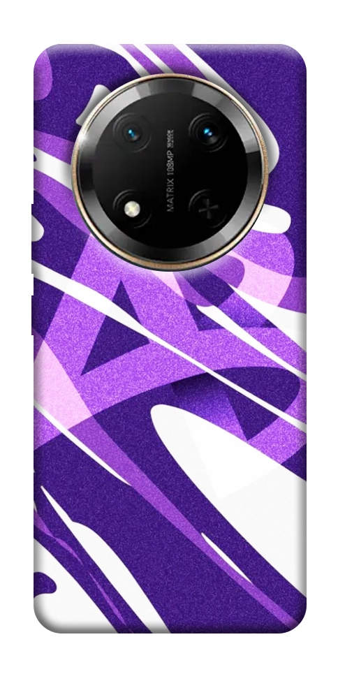 Чехол Purple Abstract для Huawei Honor X9c