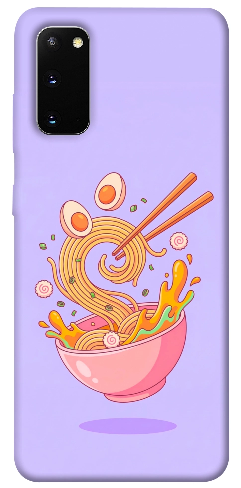 Чехол Cartoon noodles для Galaxy S20 (2020)