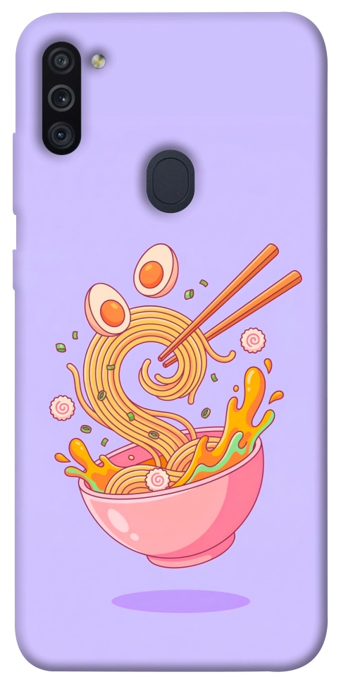 Чехол Cartoon noodles для Galaxy M11 (2020)