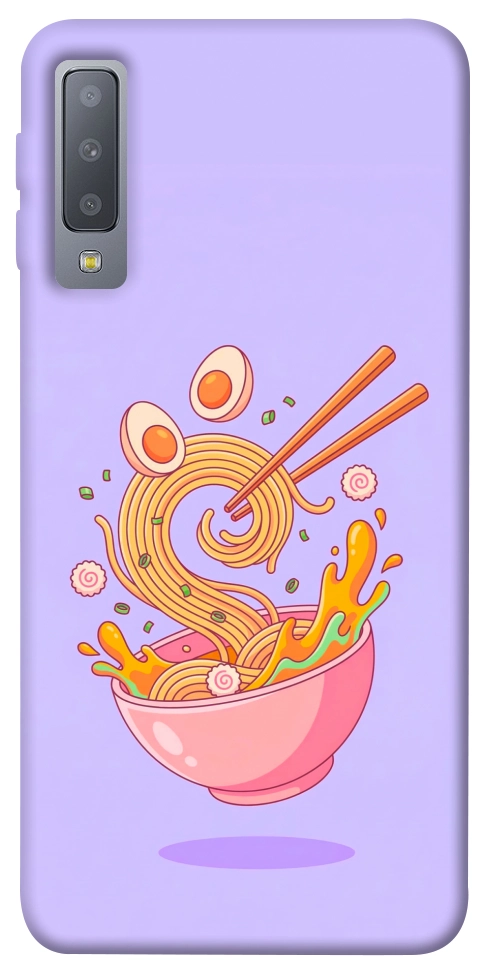 Чехол Cartoon noodles для Galaxy A7 (2018)