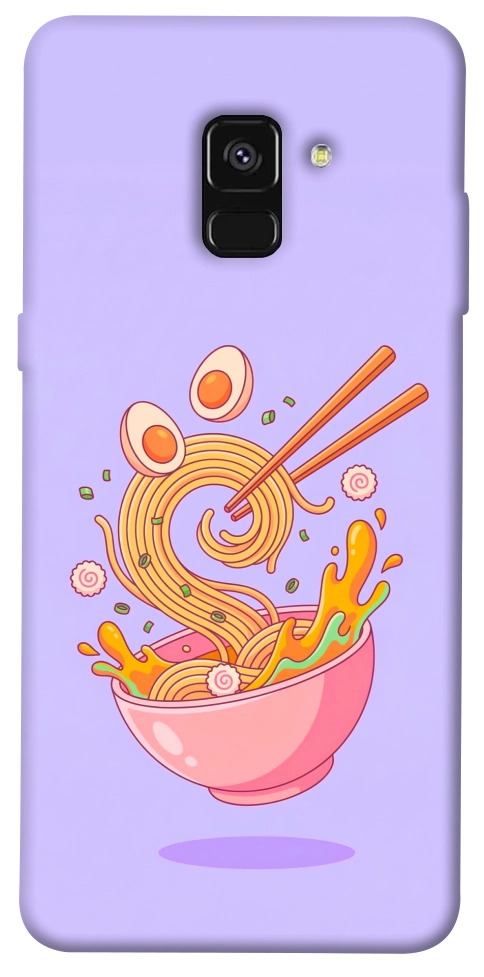 Чехол Cartoon noodles для Galaxy A8 (2018)
