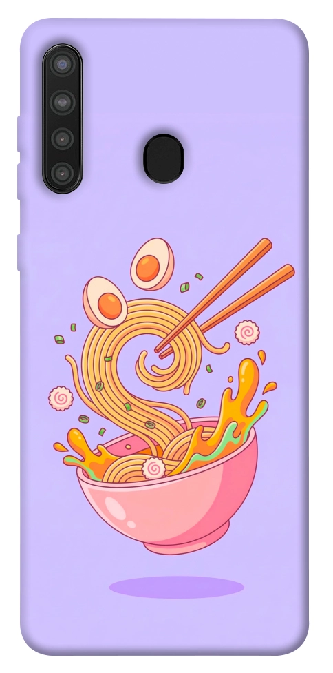 Чехол Cartoon noodles для Galaxy A21