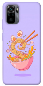 Чехол Cartoon noodles для Xiaomi Redmi Note 10