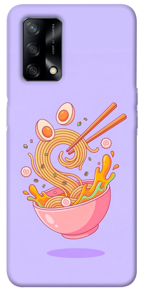Чехол Cartoon noodles для Oppo A74 4G
