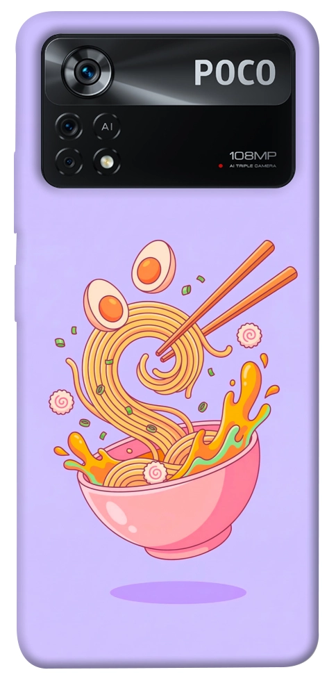 Чехол Cartoon noodles для Xiaomi Poco X4 Pro