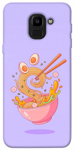 Чехол Cartoon noodles для Galaxy J6 (2018)
