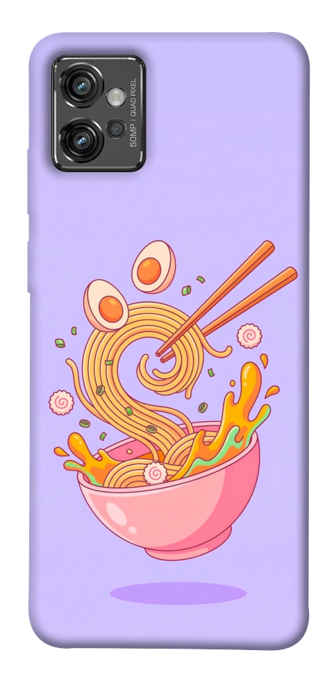 Чехол Cartoon noodles для Motorola Moto G32