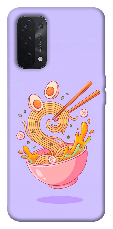 Чехол Cartoon noodles для Oppo A74 5G