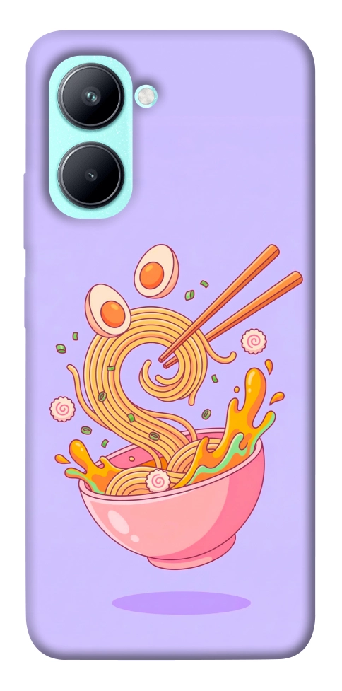 Чехол Cartoon noodles для Realme C33