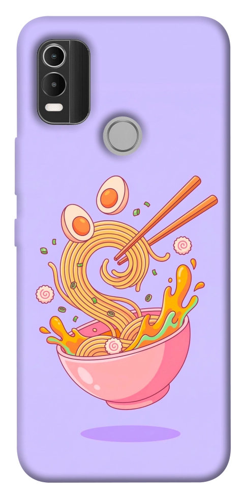 Чехол Cartoon noodles для Nokia C21 Plus