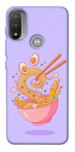 Чохол Cartoon noodles для Motorola Moto E20