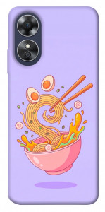 Чехол Cartoon noodles для Oppo A17