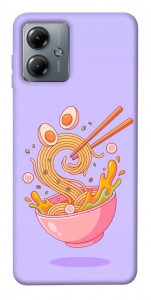 Чохол Cartoon noodles для Motorola Moto G14