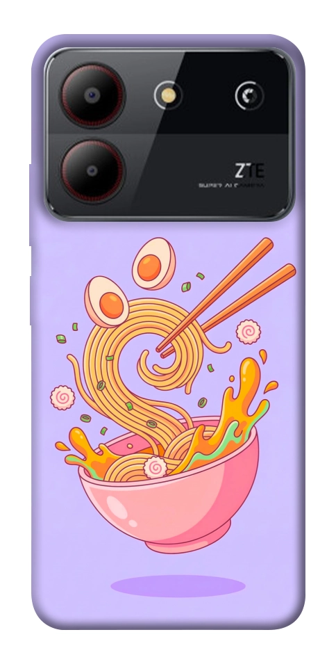 Чехол Cartoon noodles для ZTE Blade A54 4G