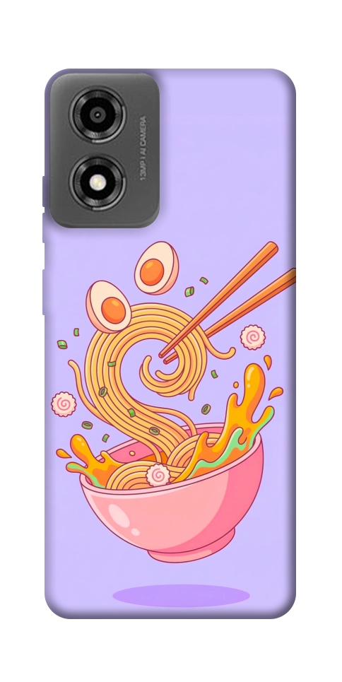 Чохол Cartoon noodles для Motorola Moto E14