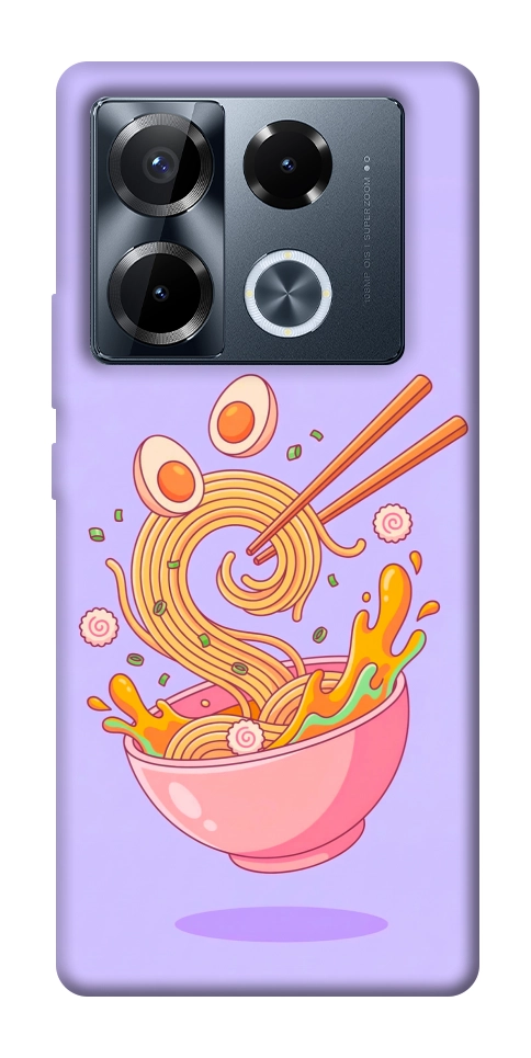 Чехол Cartoon noodles для Infinix Note 40 Pro 4G