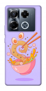 Чехол Cartoon noodles для Infinix Note 40 Pro 4G