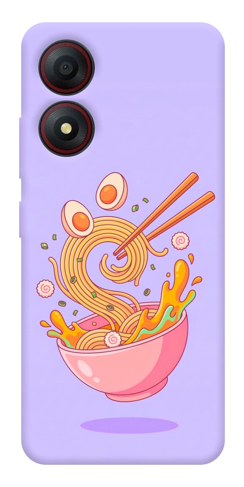 Чехол Cartoon noodles для ZTE Blade A34 4G