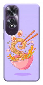 Чехол Cartoon noodles для Oppo A60 4G