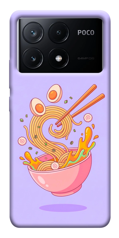 Чехол Cartoon noodles для Xiaomi Poco X6 Pro