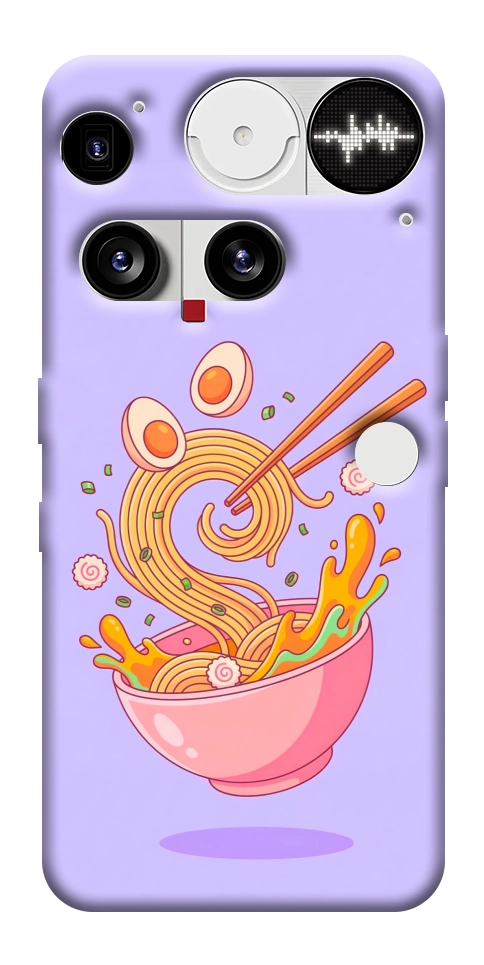 Чехол Cartoon noodles для Nothing Phone (3)